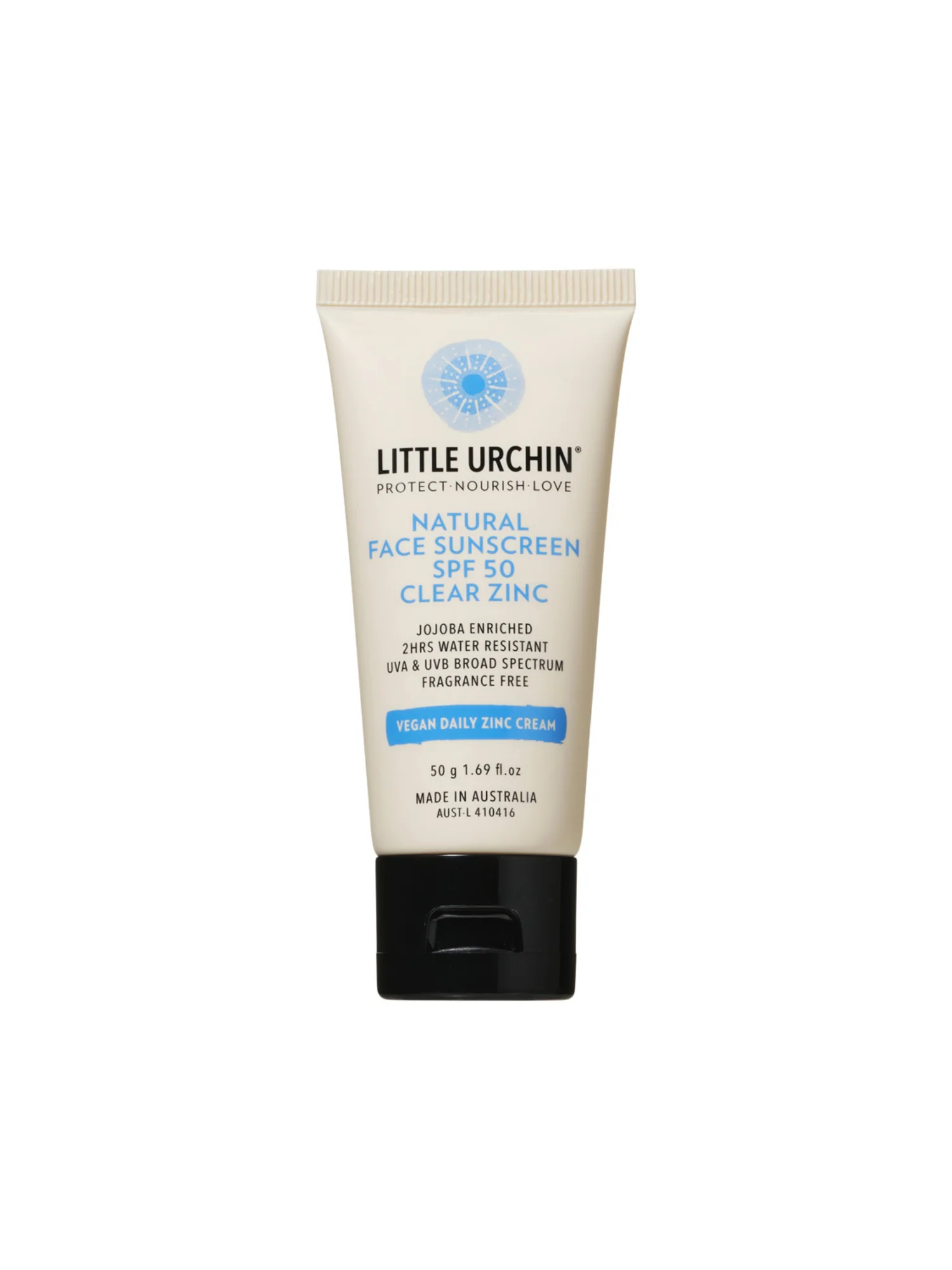 Natuurlijke Zink Gezicht Zonnebrandcrème SPF 50+