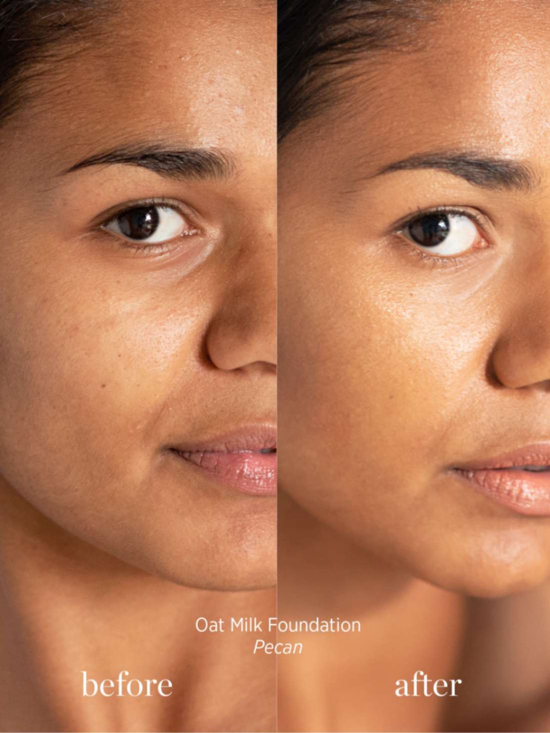 Oat Milk Liquid Foundation - Pecan | medium-golden neutral/warm - Image 4
