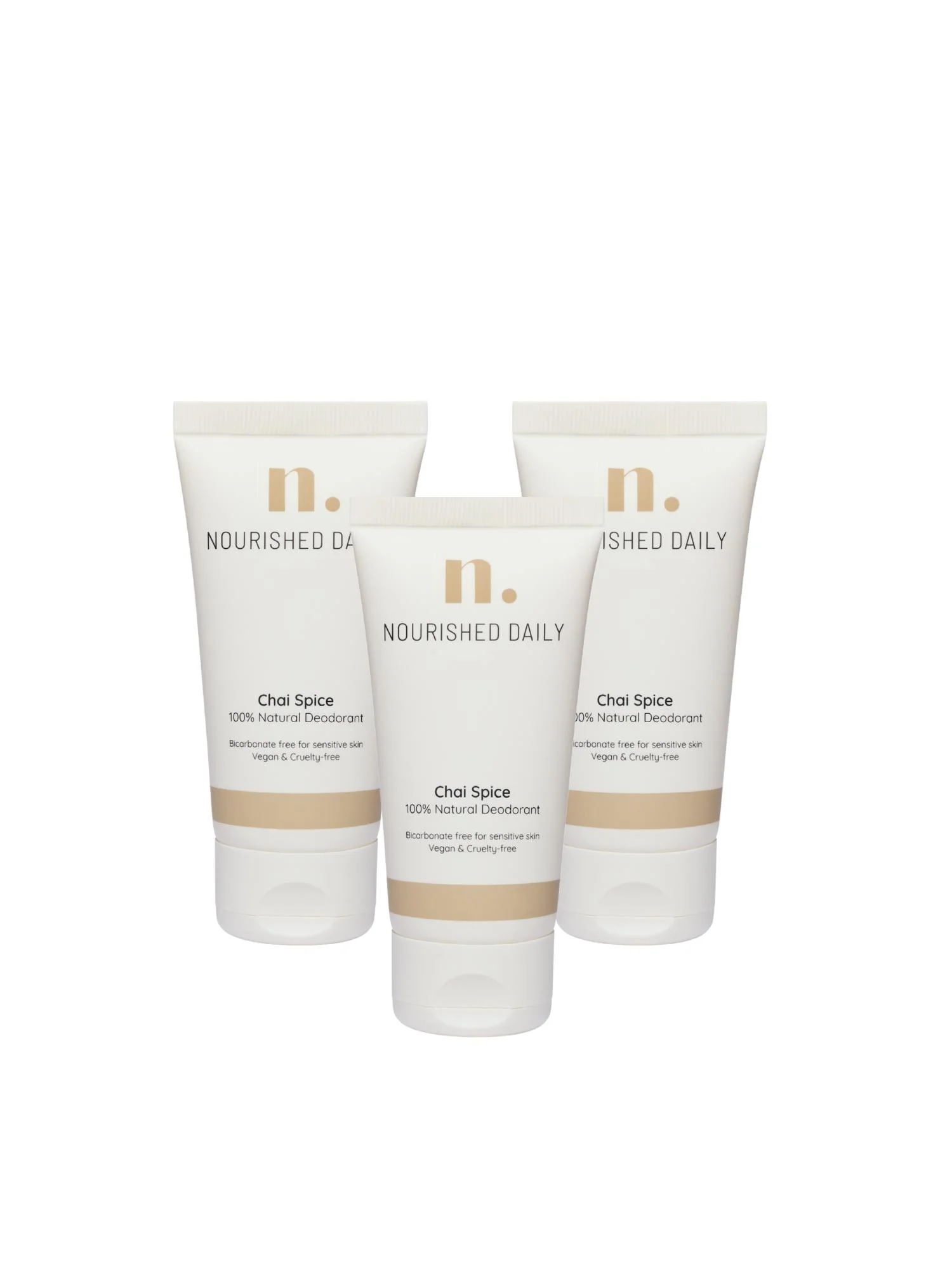 Sensitive Skin Deodorant - Chai Spice Trio Pack