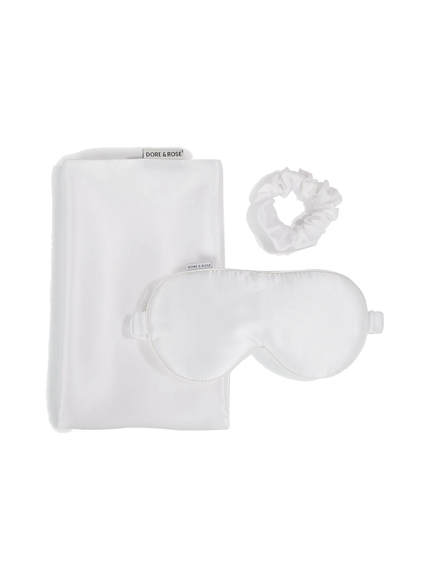 Skin Recovering Zijden Slaap Bundel - Wit