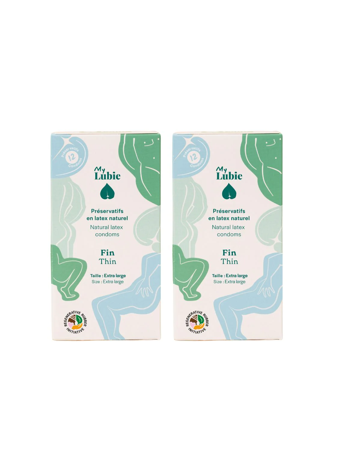 Ultra Dunne Natuurlijke Condooms - Extra Large Duo Pack